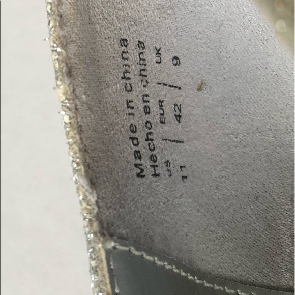 Spring silver sparkle heels - Picture 2 of 4